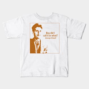 elon musk tshirt what would to answer meme orwell think Kids T-Shirt